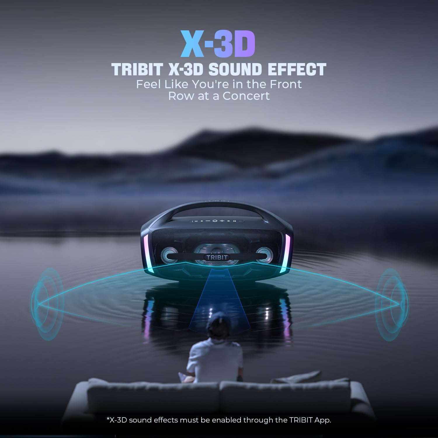 TRIBIT StormBox Blast 2 Portable Bluetooth Speaker