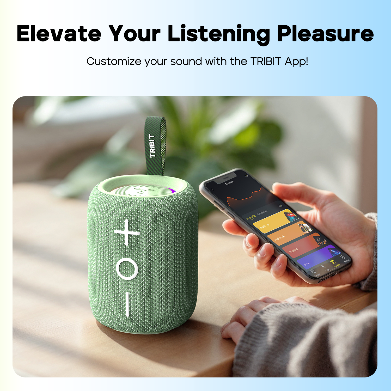 TRIBIT StormBox Mini+ Portable Bluetooth Speaker