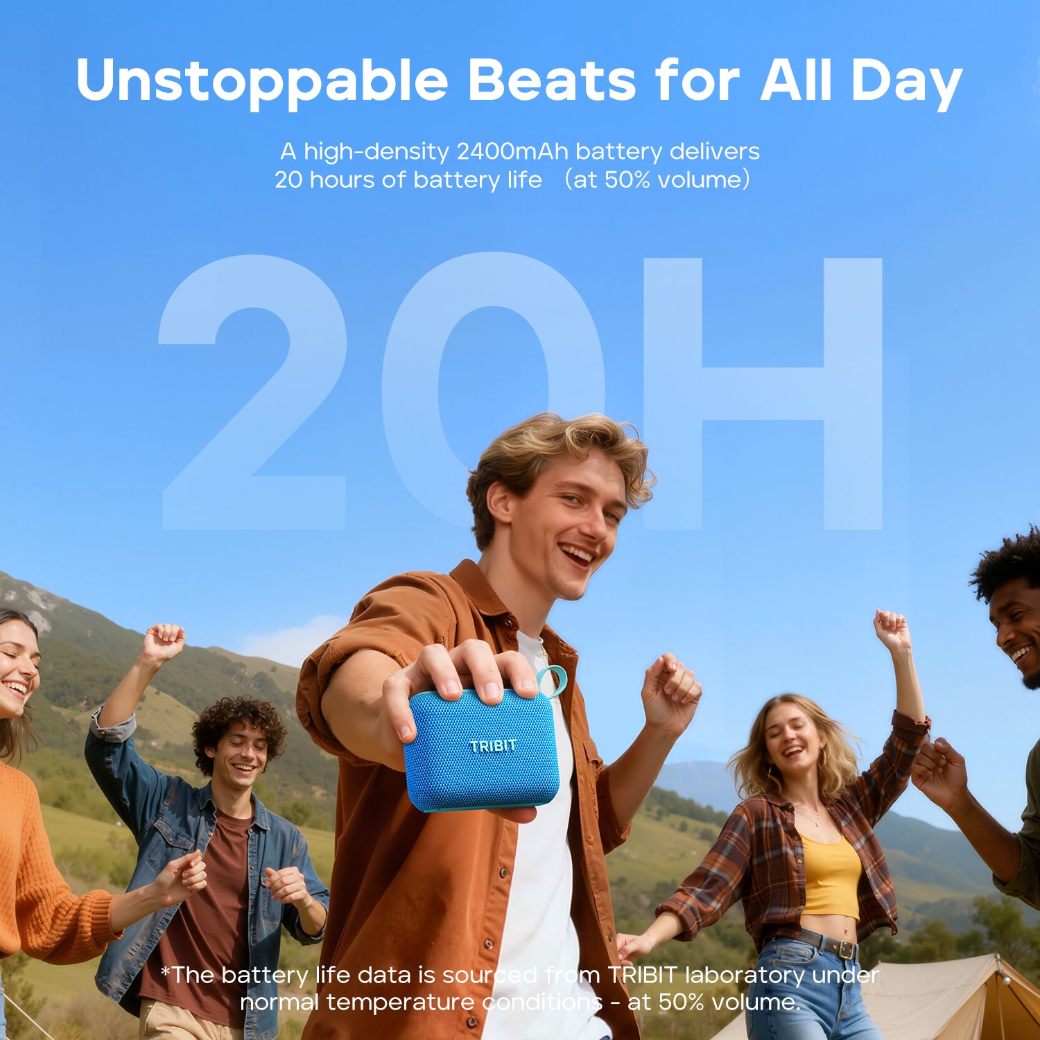 TRIBIT PocketGo Portable Bluetooth Speaker