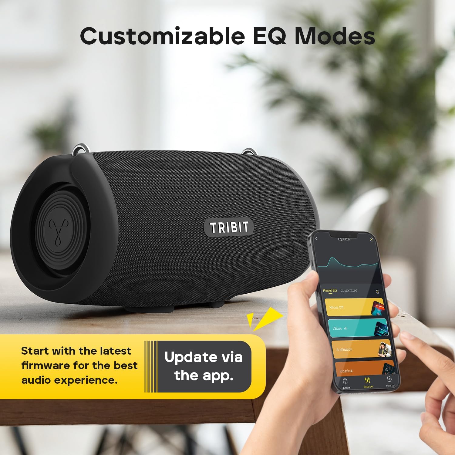 TRIBIT StormBox Lava Portable Bluetooth Speaker - Black