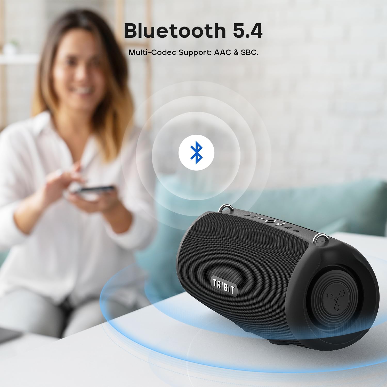 TRIBIT StormBox Lava Portable Bluetooth Speaker