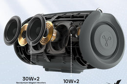 TRIBIT StormBox Lava Portable Bluetooth Speaker