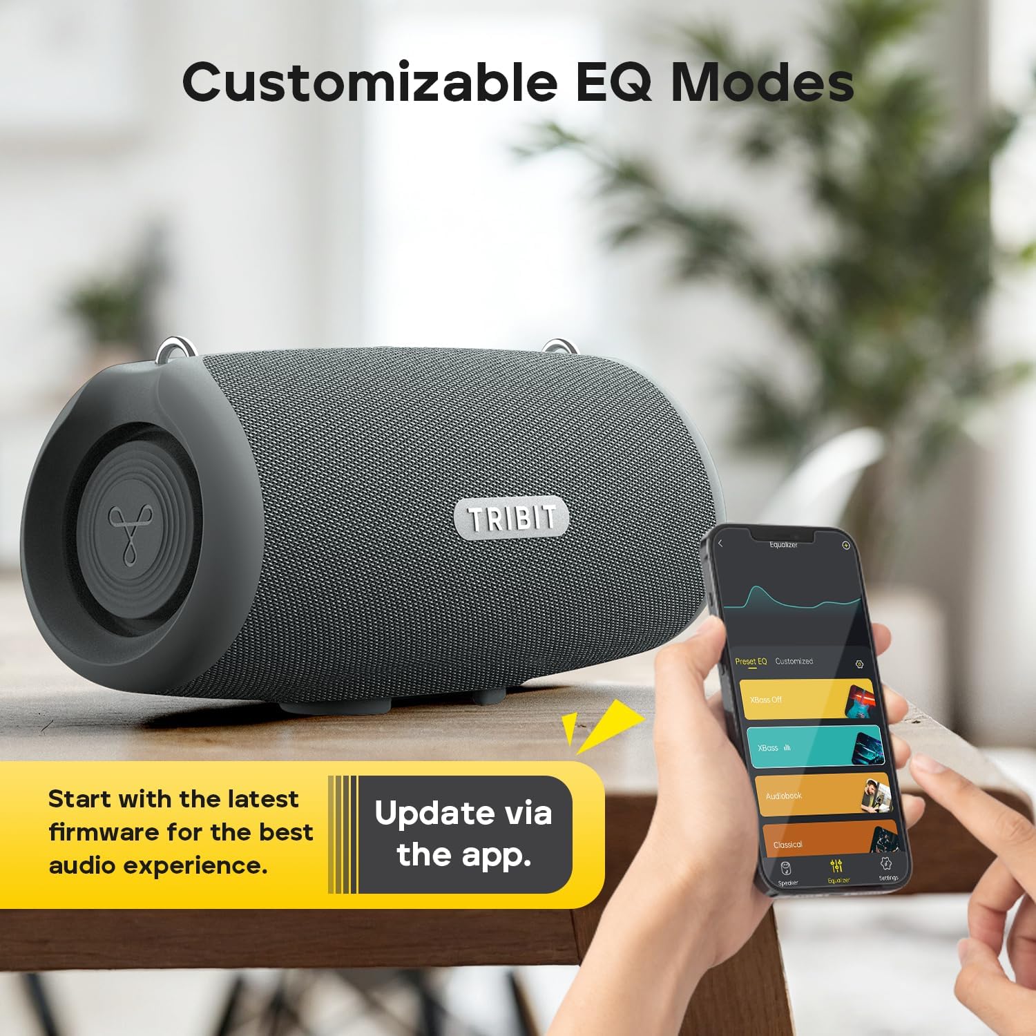 TRIBIT StormBox Lava Portable Bluetooth Speaker - Black