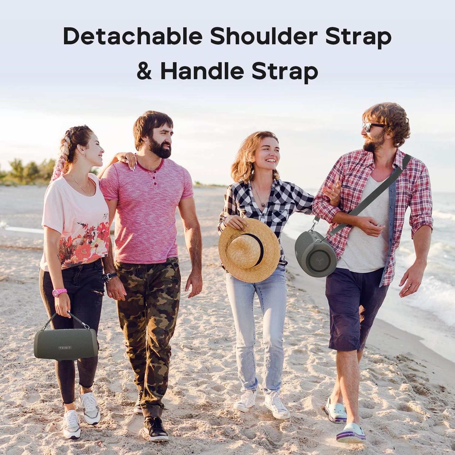 TRIBIT StormBox Lava Portable Bluetooth Speaker - Black