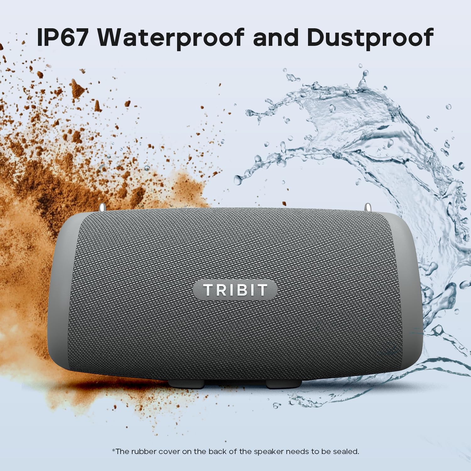 TRIBIT StormBox Lava Portable Bluetooth Speaker - Black
